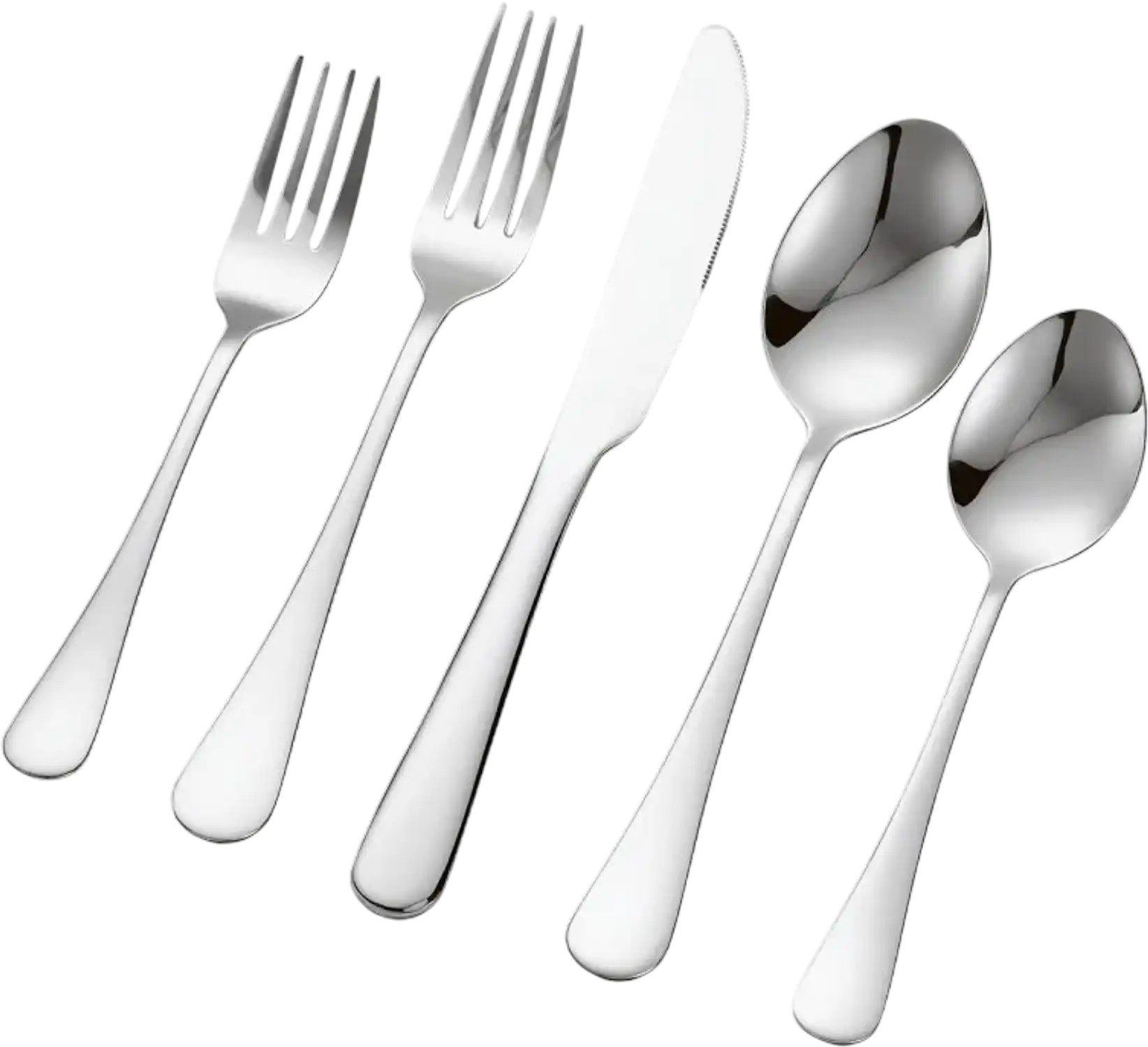 Vevor Flatware Set 30-Piece Stainless Steel Silverware Utensil Set for 6 New
