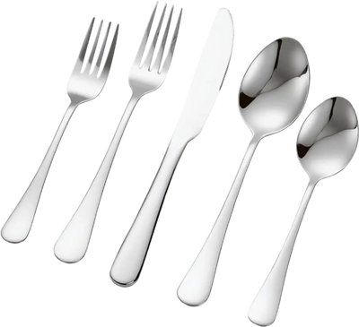 Vevor Flatware Set 30-Piece Stainless Steel Silverware Utensil Set for 6 New