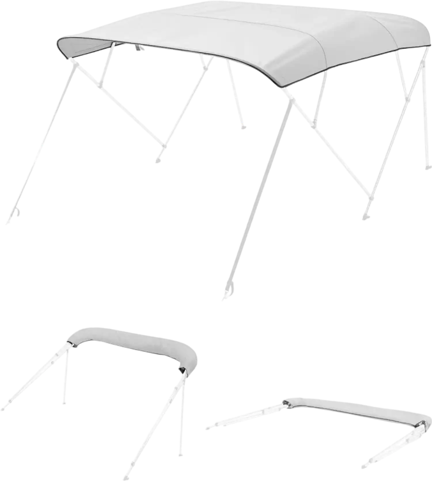 Vevor Bimini Top 4-Bow Boat Awning Replacement Canopy 96