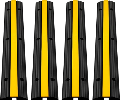 Vevor Cable Protector Ramp 4 Pack 1-Channel Heavy Duty 40