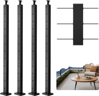 Vevor Cable Railing Post 4-Pack 42x1x2