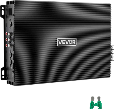 VEVOR 4 Channel Car Audio Amplifier 2 Ohm Stable Bridgeable Class A/B Full Range Amp Max Power 4 x 200W @ 4 Ohm / 4 x 400W @ 2 Ohm for Car SUV Truck Off-Road