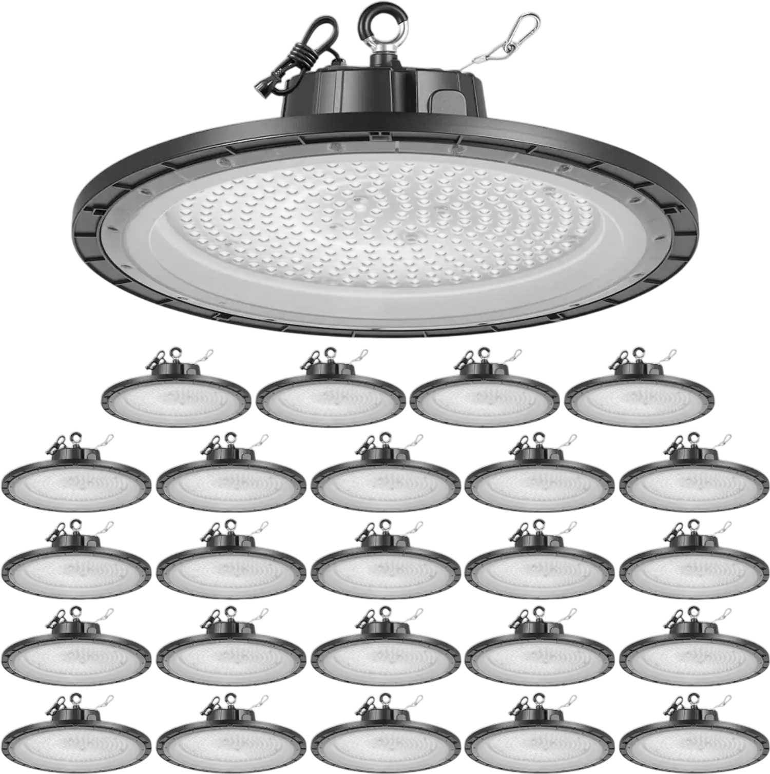Vevor High Bay Lights 20-Pack 150W 5000K 21000LM UFO LED Warehouse Shop Lighting New
