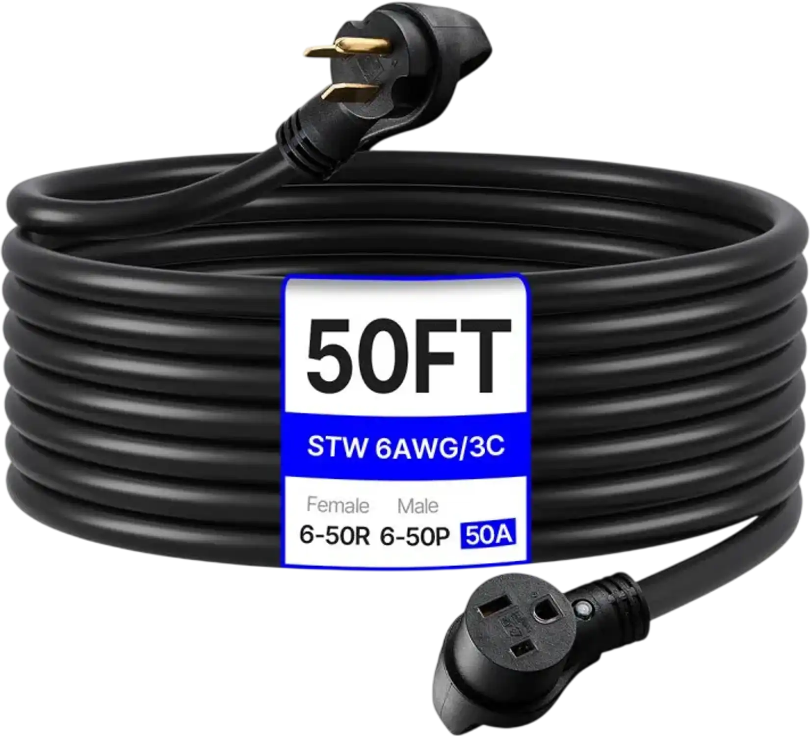 Vevor Extension Cord 50' 30A 250V Welding Power Cord New