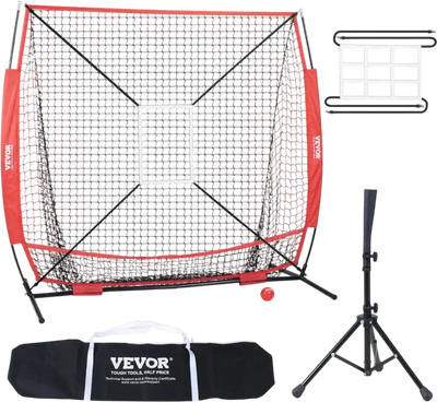Vevor Baseball Practice Net 5' x 5' Portable Training Set New