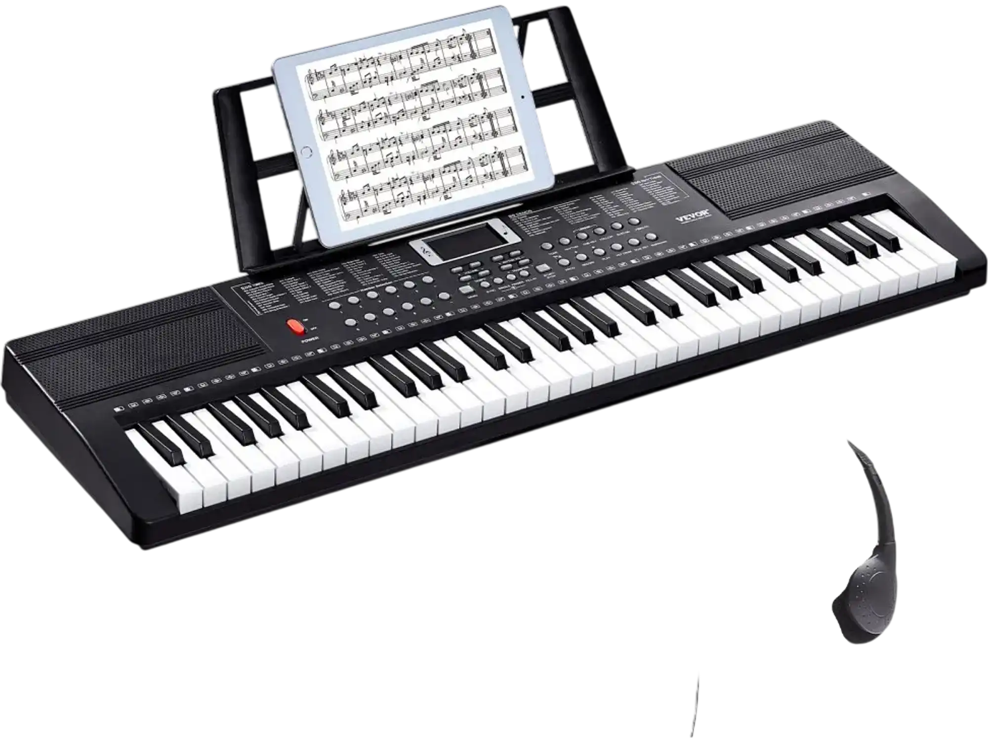 Vevor Digital Keyboard 61-Key Portable Piano with 200 Tones and 200 Rhythms New