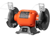 VEVOR Bench Grinder, 6-inch Single Speed Bench Grinder, 1750RPM Low-Speed Table Grinders with 250W 2A Induction Motor, 36/60-Grit Grinding Wheels & Adjustable Tool Rest for Precise Sharpening Grinding