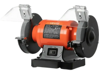 VEVOR Bench Grinder, 6-inch Single Speed Bench Grinder, 3450RPM High-Speed Table Grinders with 450W 3.8A Induction Motor, 36/60-Grit Grinding Wheel & Adjustable Eye Shield for Fast Sharpening Grinding