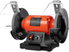VEVOR Bench Grinder, 8-inch Variable Speed Bench Grinder, 2000-3450RPM Table Grinders with 550W 5.0A Induction Motor, 36/60-Grit Grinding Wheel & Adjustable Eye Shield for Sharpening Grinding