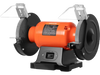VEVOR Bench Grinder, 8-inch Single Speed Bench Grinder, 3450RPM High-Speed Table Grinders with 750W 6.2A Induction Motor, 36/60-Grit Grinding Wheel & Adjustable Eye Shield for Fast Sharpening Grinding
