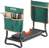 VEVOR Garden Kneeler and Seat, 8 in Wide Kneeling Pad, Heavy Duty Garden Kneeling Stool, Folding Garden Seat with 2 Tool Bags, Relieve Knee & Back Pain, Portable Garden Bench for Women Grandparents