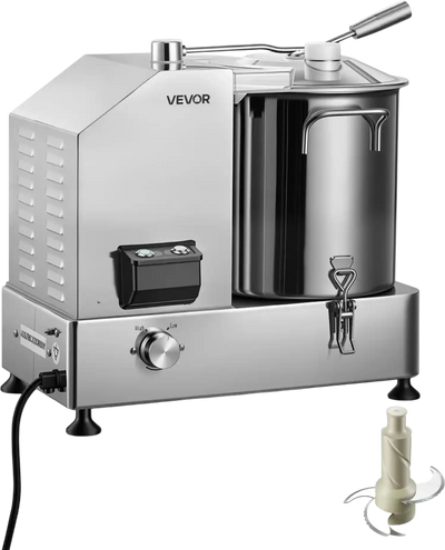 Vevor Food Processor Commercial Electric Vegetable Chopper 12.7 qt 12 L 2000W Stainless Steel Bowl 110V New