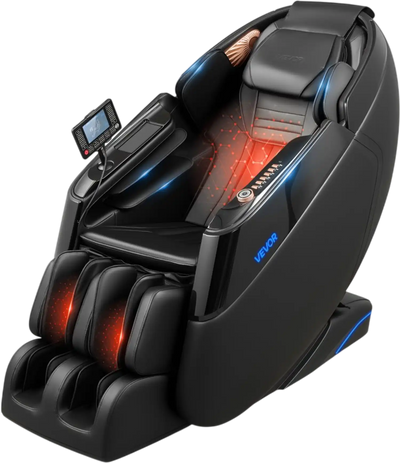 Vevor Massage Chair 4D Zero-Gravity Full Body Recliner with Extendable Footrest New