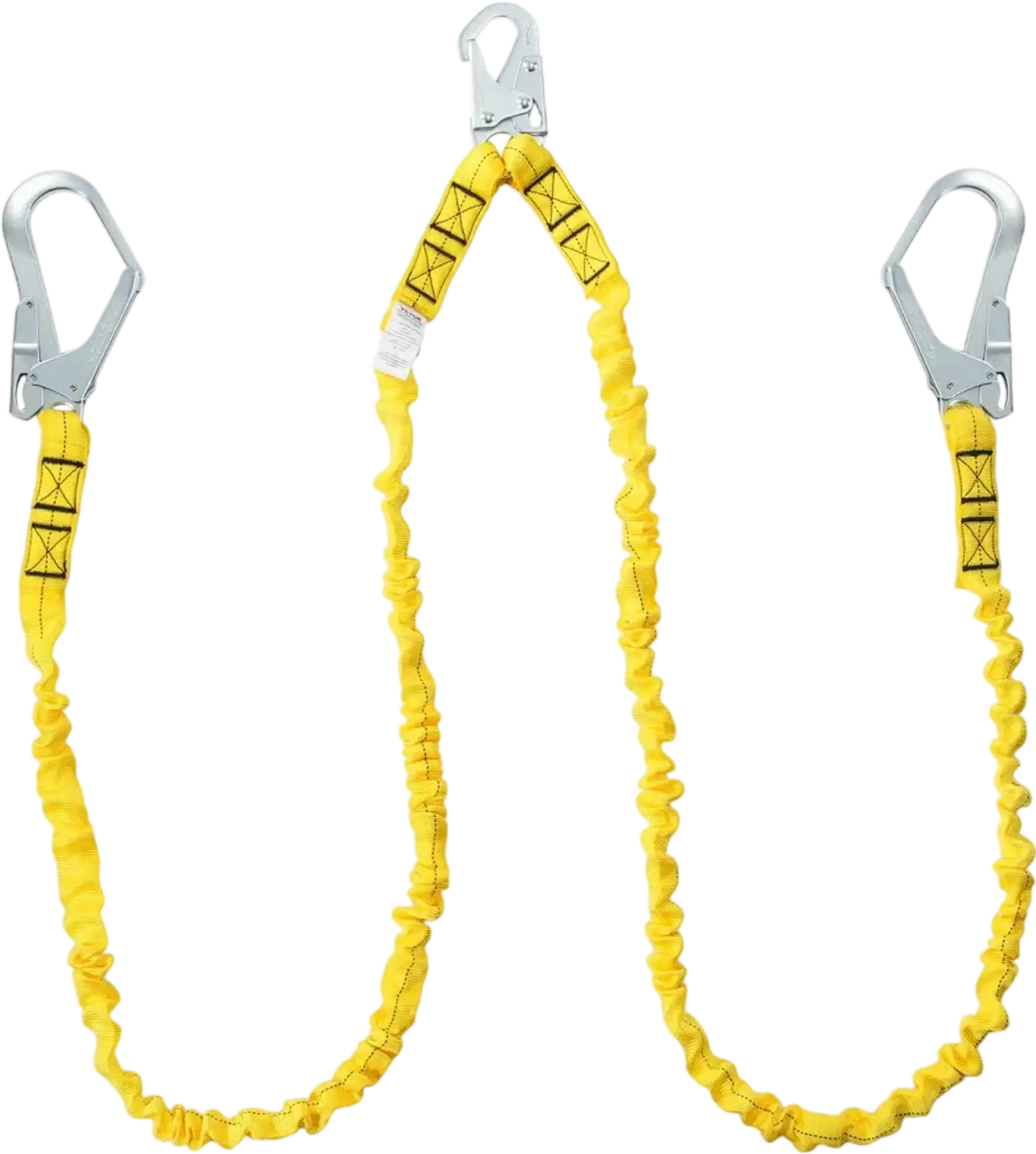 Vevor Safety Lanyard 6' Fall Protection with 2 Hooks Yellow New