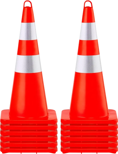 Vevor Traffic Cones 12-Piece 28