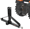 VEVOR 3 Point Trailer Hitch with 2 in Receiver, 3pt Quick Hitch Attachment for Category 1 Tractor, 3000lbs Capacity, Tow Drawbar Adapter, Compatible with Kubota, Mahindra, Ford, Yanmar, John Deere