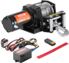 VEVOR Electric Winch, 4000 lb Line Pull Capacity, 12V DC ATV/UTV Winch with Φ3/16 in x 39 ft 7 Strands Steel Cable Roller Fairlead Wireless & Wired Remote Control, IP55 Waterproof for Towing UTV ATV