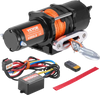 VEVOR Electric Winch, 4500 lb Line Pull Capacity, 12V DC ATV/UTV Winch with Φ1/4 in x 39 ft 12 Strands Synthetic Rope Aluminum Fairlead Wireless & Wired Remote Control, IP55 Waterproof for UTV ATV