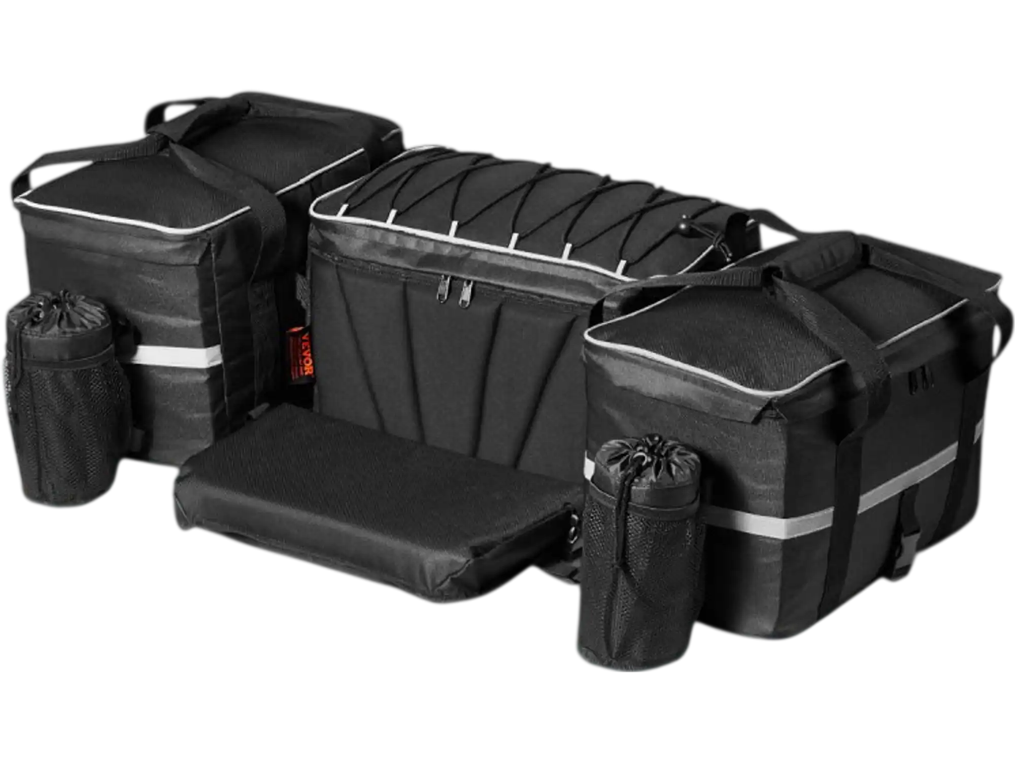 Vevor ATV Rear Storage Bag 54L Cargo Bag with 16L Cooler New