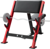 VEVOR Preacher Curl Bench, Strength Training Benches, Max load 660 LBS Home Gym Fitness Equipment, Seated Arm Isolated Barbell Dumbbell Bicep Station, Adjustable Weight Bench with Bar Holders