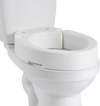 VEVOR Raised Toilet Seat, 300 lbs Load Capacity, 3.5-Inch Lift Height, Commode Elevated Toilet Seat Riser with Enlarged Opening for Seniors, Elderly, Handicap, Disabled, Adults, Fits Elongated Bowl