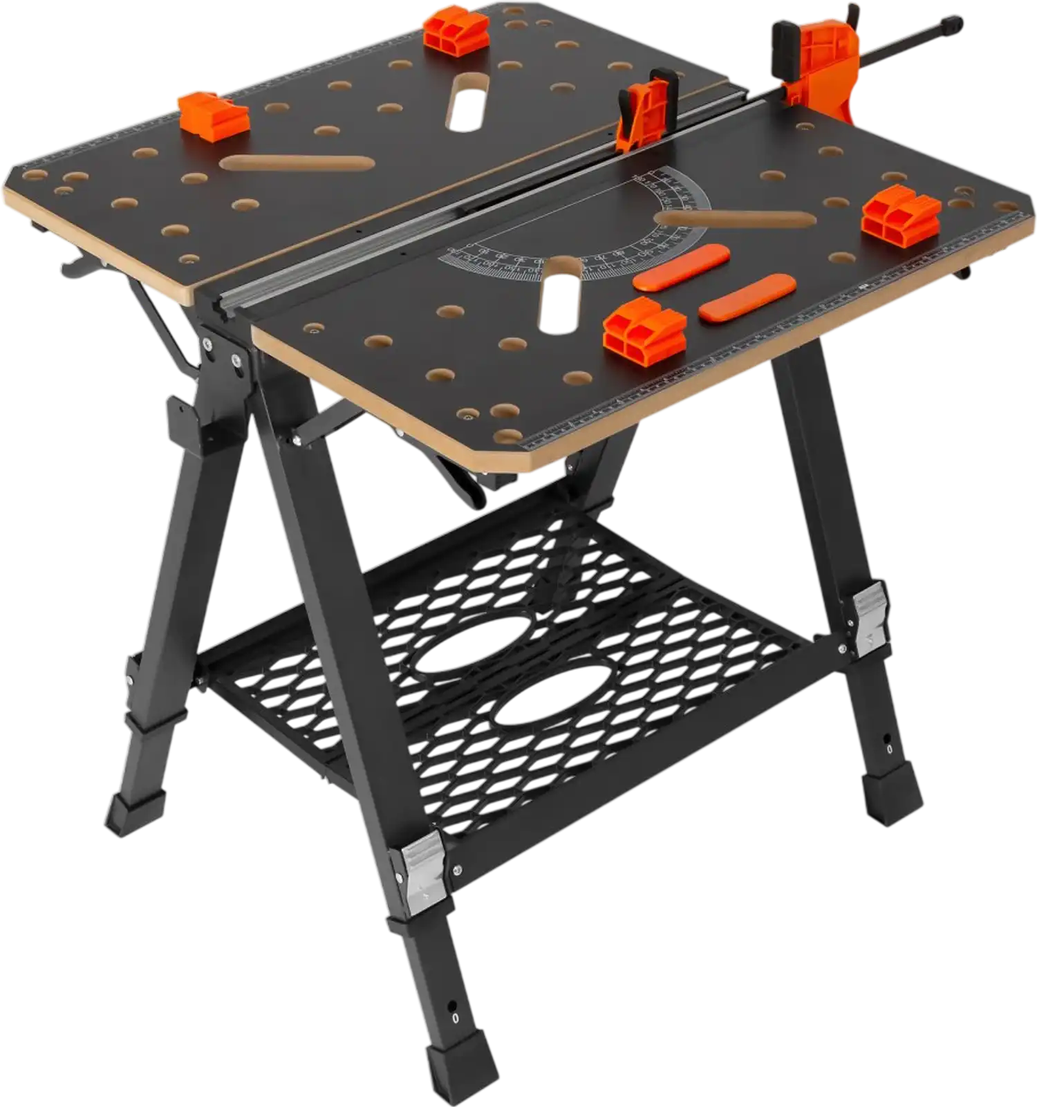 Vevor Workbench Convertible Folding Workstation Sawhorse New