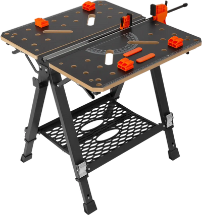 Vevor Workbench Convertible Folding Workstation Sawhorse New