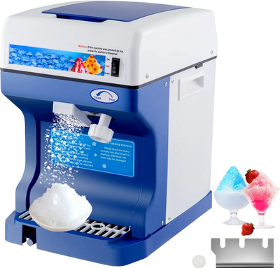 Vevor Ice Shaver Commercial Snow Cone Machine 110V 250W 265 lbs/hr New