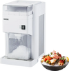 VEVOR Commercial Ice Shaver Machine, 1.91QT /1.8L Large Electric Ice Cube Crusher Shaved Maker with 300W Premium Motor, Stainless Steel Blades, for Bar Mixing Seafood Preservation Home Party, White