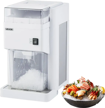 Vevor Ice Shaver Commercial Machine 1.8L 300W White New