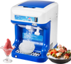 VEVOR Commercial Ice Shaver Crusher, 286lbs Per Hour Electric Snow Cone Maker with 2L Ice Cube Box, 250W 1500RPM Tabletop Shaved Ice Machine for Parties Events Snack Bar, Home and Commercial Use (Blue)