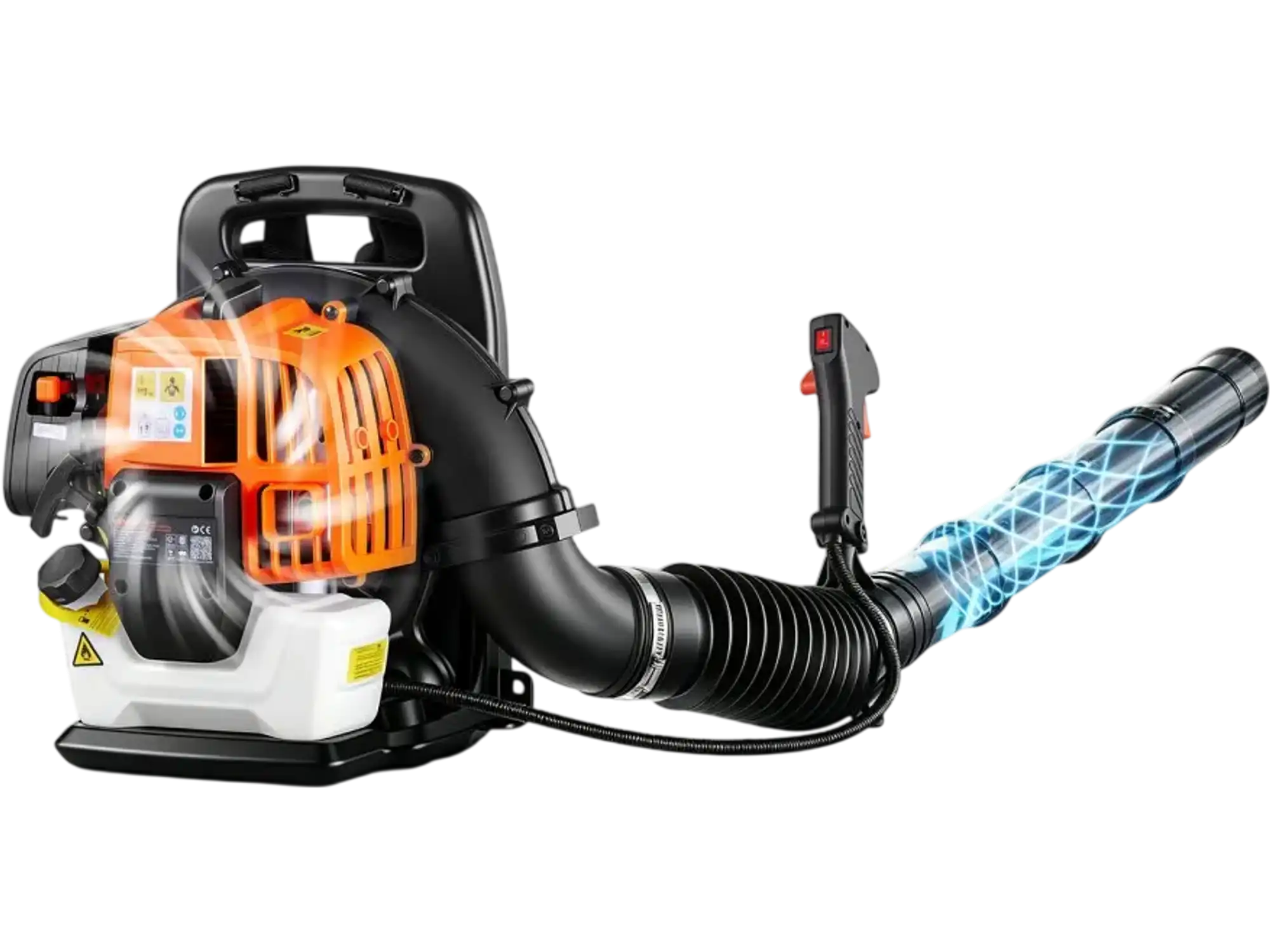 Vevor Backpack Leaf Blower 43cc 2-Stroke Gas Powered Yard Debris Cleaner New
