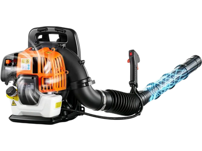 Vevor Backpack Leaf Blower 43cc 2-Stroke Gas Powered Yard Debris Cleaner New