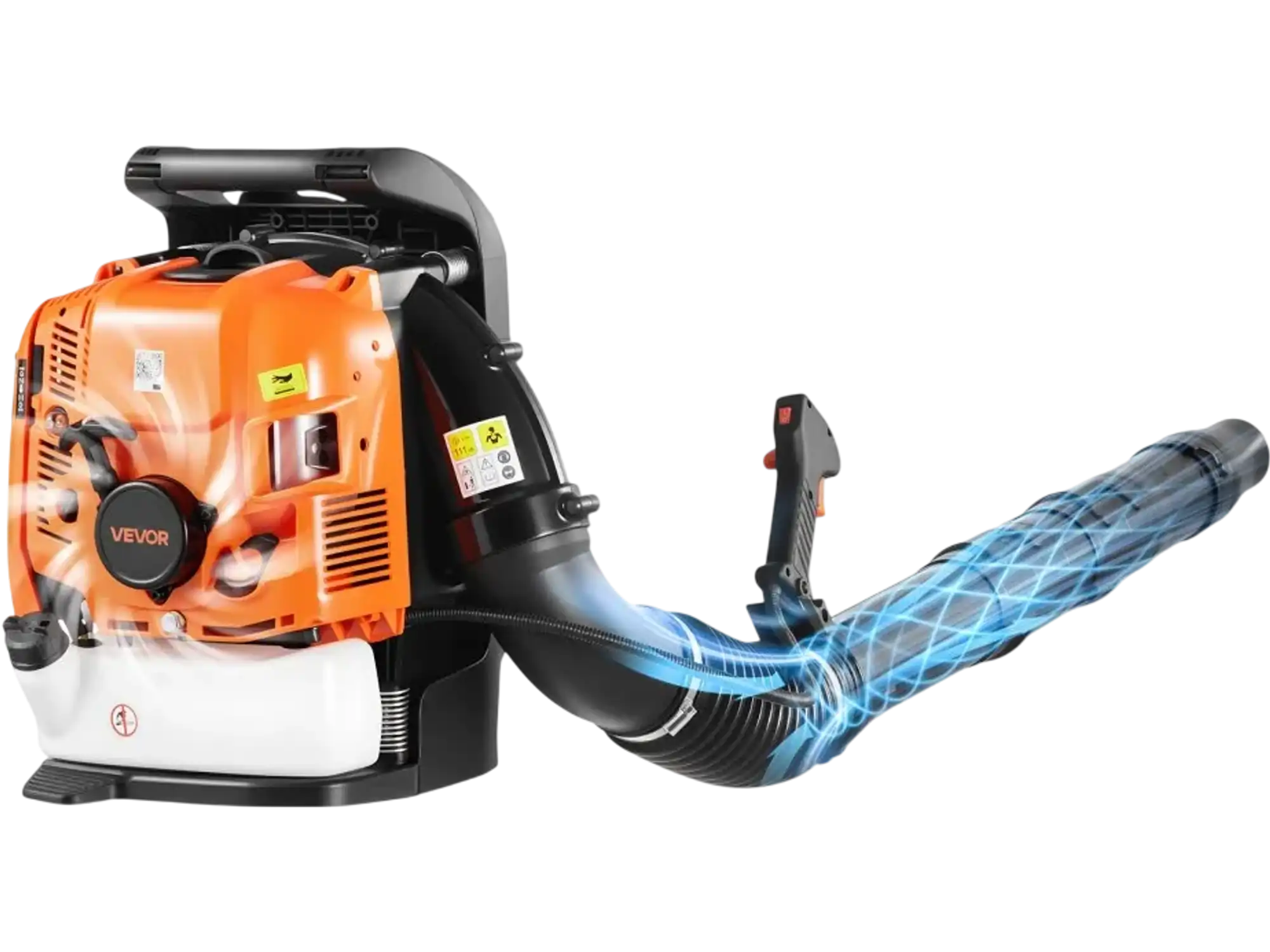 Vevor Gas Powered Leaf Blower Backpack 75.6cc 4-Stroke 615 CFM 179 MPH New
