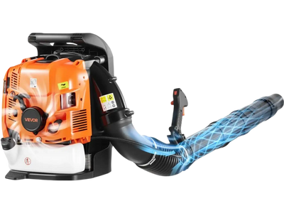 Vevor Gas Powered Leaf Blower Backpack 75.6cc 4-Stroke 615 CFM 179 MPH New