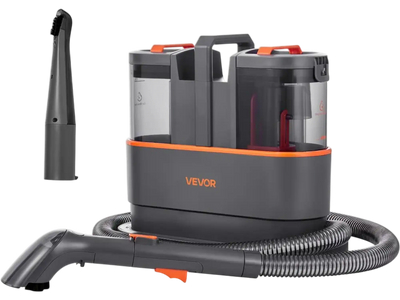 VEVOR Carpet Cleaner Machine, 50.72 oz Clean Water Tank & 27.05 oz Dirty Water Tank, Portable Upholstery Shampooer, 11.5Kpa Handheld Furniture Extractor, Spot and Stain Deep Cleaner for Rug Couch Car