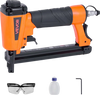 VEVOR Pneumatic Staple Gun, 20 Gauge T50 Pneumatic Upholstery Stapler for 7/16" Crown 5/32"-5/8" Length Staples, 70-110 PSI Air Staple Gun for Woodworking, Upholstering, Fabric, Crafts, DIY Projects