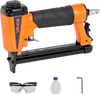 VEVOR Pneumatic Staple Gun, 21 Gauge Pneumatic Upholstery Stapler for 80 Series 1/2-inch Crown 1/4"-5/8" Length Staples, 70-110 PSI Air Staple Gun for Woodworking, Upholstering, Crafts, DIY Projects