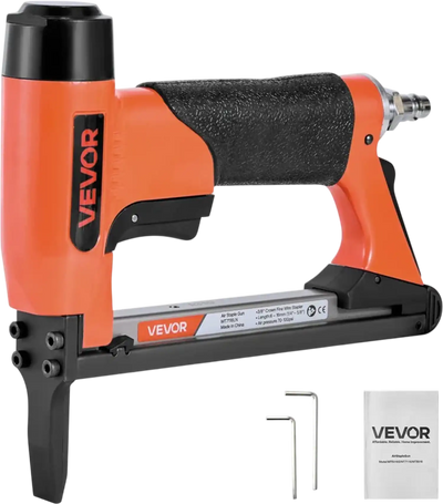 Vevor Pneumatic Staple Gun Long Nose Upholstery Stapler 22 Gauge 3/8