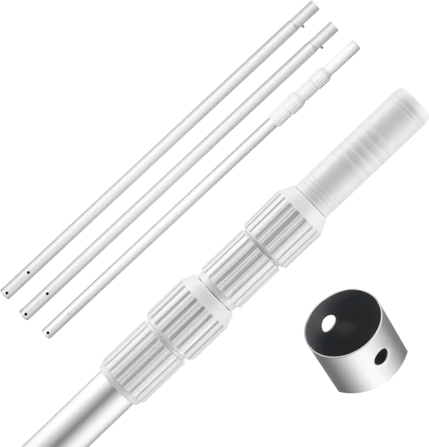 Vevor Pool Pole 3.4'-15' Telescopic Cleaning Pole New