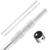 VEVOR Pool Pole, 3.4 to 12 Ft Telescoping Swimming Pool Cleaning Poles, Professional Adjustable Telescopic Pole with Extension Pole, Heavy Duty Cleaner Stick for Skimmer Net, Rake, Brush, Vacuum Head