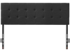 VEVOR Headboard, Queen Size Headboard with Adjustable Height, Comfortable Diamond Tufted for Queen Size Bed, W62.2 x H(42.72-54.53) x D2.76 in, Ideal for Bedroom, Hotel, Homestay, Dormitory, Black