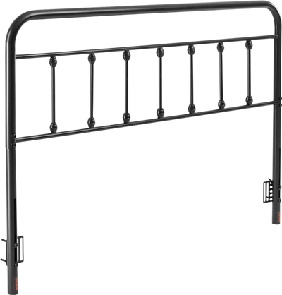 VEVOR Metal Headboard, Queen Size Headboard with Adjustable Height, Metal Headboard for Queen Size Bed, W59.65 x H40.55 x D1.5 inches, Ideal for Bedroom, Hotel, Homestay, Dormitory, Black