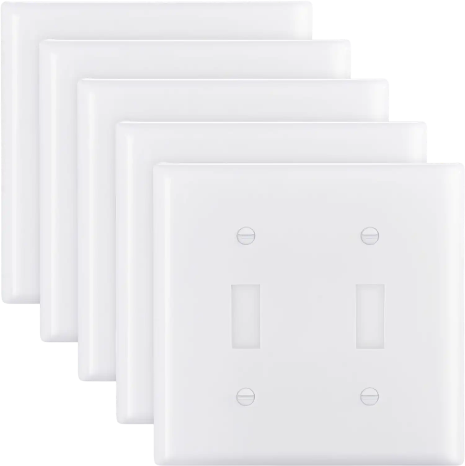 Vevor Wall Plates 2-Gang Toggle Light Switch Outlet Covers 4.61