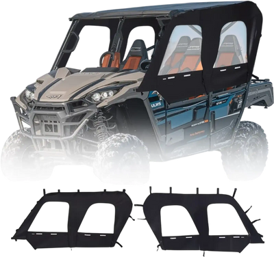 Vevor UTV Cab Enclosure Upper Doors for Kawasaki Teryx4 2012-2022 New