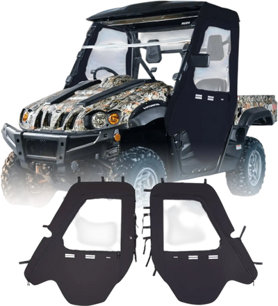 Vevor UTV Cab Enclosure Upper Doors Soft Side Window Kit New