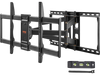VEVOR Full Motion TV Mount Fits for Most 37-90 inch TVs, Swivel Tilt Horizontal Adjustment TV Wall Mount Bracket with 4 Articulating Arms, Max VESA 600x400mm, Holds up to 165 lbs