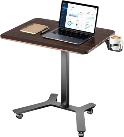 Vevor Standing Desk Adjustable Height Mobile Rolling Workstation 28.2