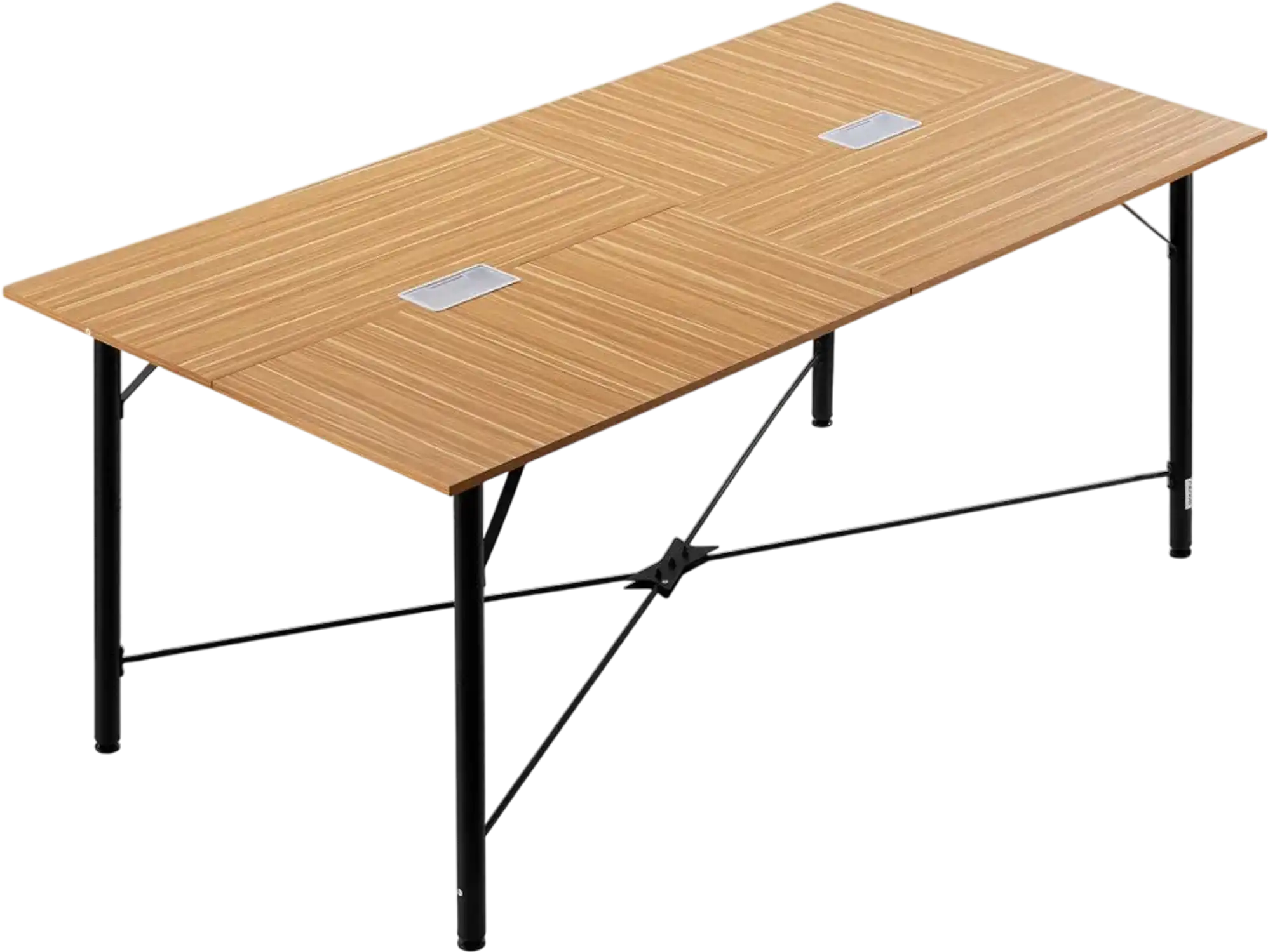 Vevor Conference Table 6' Rectangle Meeting Desk Brown New