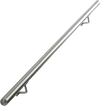 VEVOR Wall-Mounted Stair Handrail, 3.9 ft 250 lbs Load Metal Railing Silver, for Indoor Steps, Loft, Porch & Hallways, Heavy-Duty Industrial Stainless Steel Hand Rail, Round Tube, Mounting Hardware
